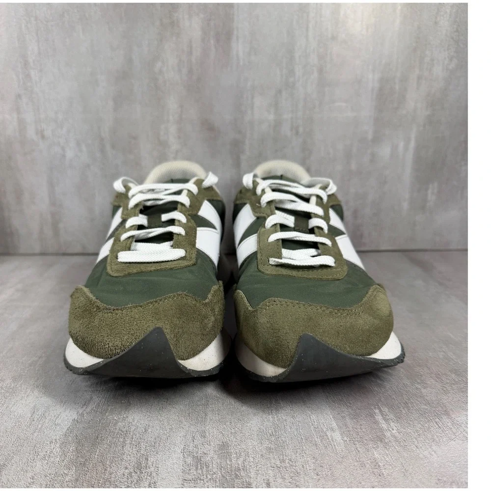New Balance 237 Mens Sneakers Olive Green White MS237GR Low Top Shoes 10.5 D